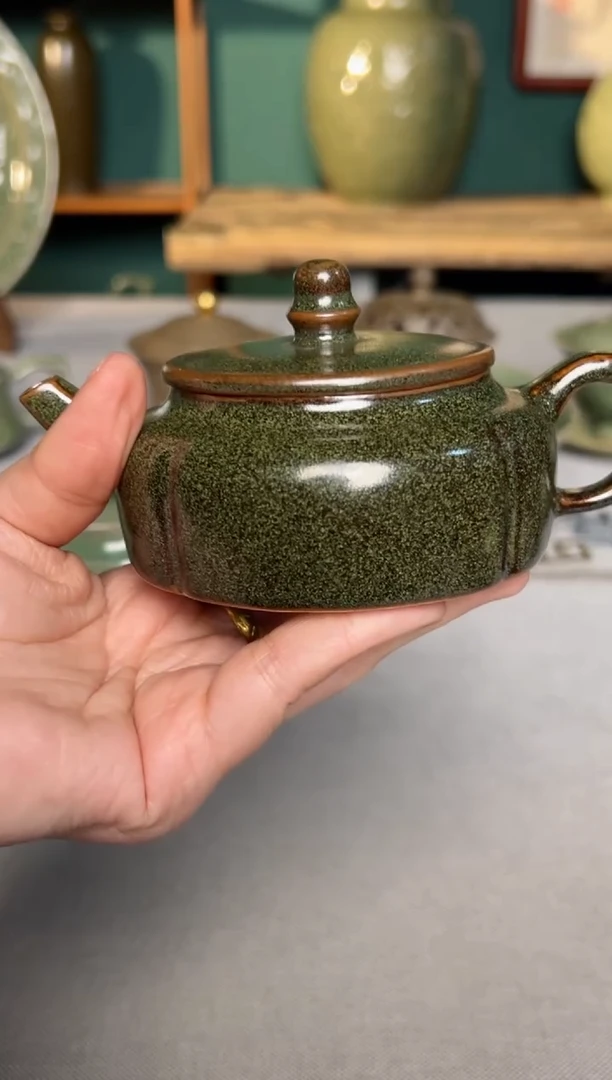 【闪购商品】其他耀州窑茶叶末釉汉瓦壶微瑕福利