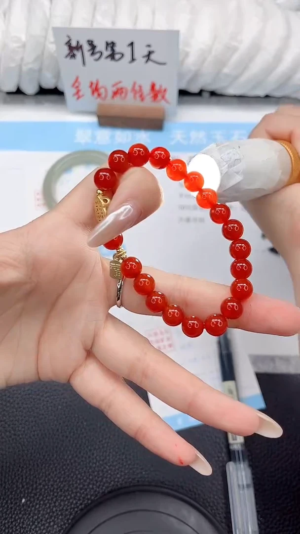 未镶嵌手镯东陵石红玛