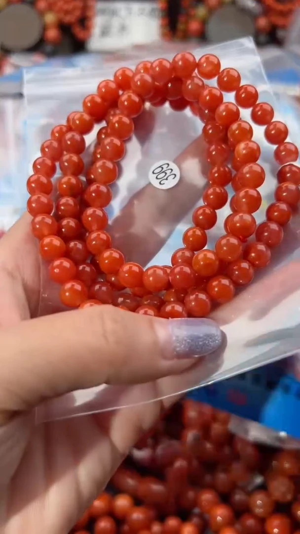 【闪购商品】南红玛瑙手串未镶嵌7+