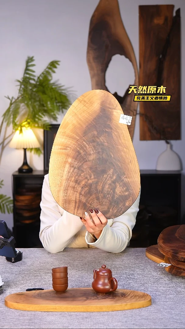 木北美黑胡桃原木.干裂疤结不属于商品质量问题完美主义者慎拍