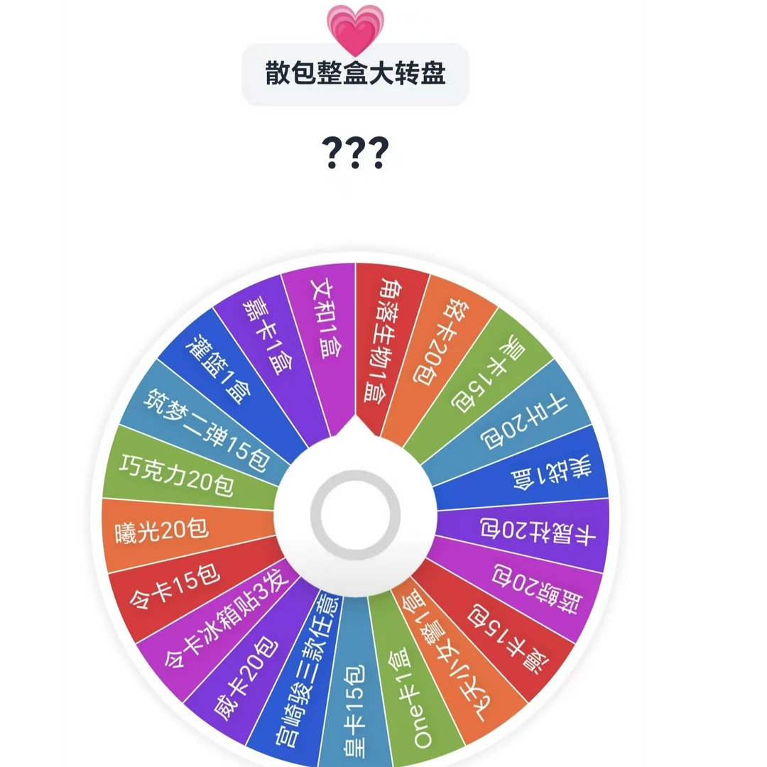 【国卡二创】名侦探柯南散包整盒大转盘