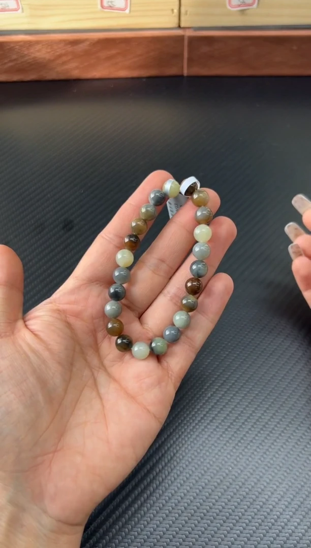 未镶嵌手串和田玉若羌微色差卡 8