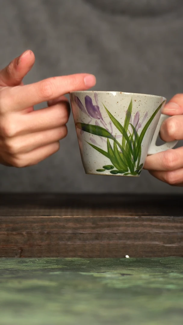 【闪购商品】杯青诗手工手绘瓷器
