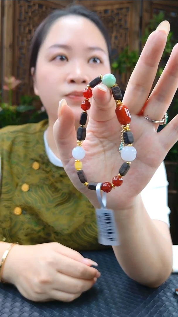 项链未镶嵌翡翠多宝文玩手串