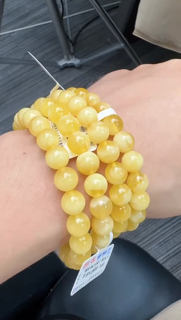未镶嵌琥珀手串蜜蜡手串多样性发其一