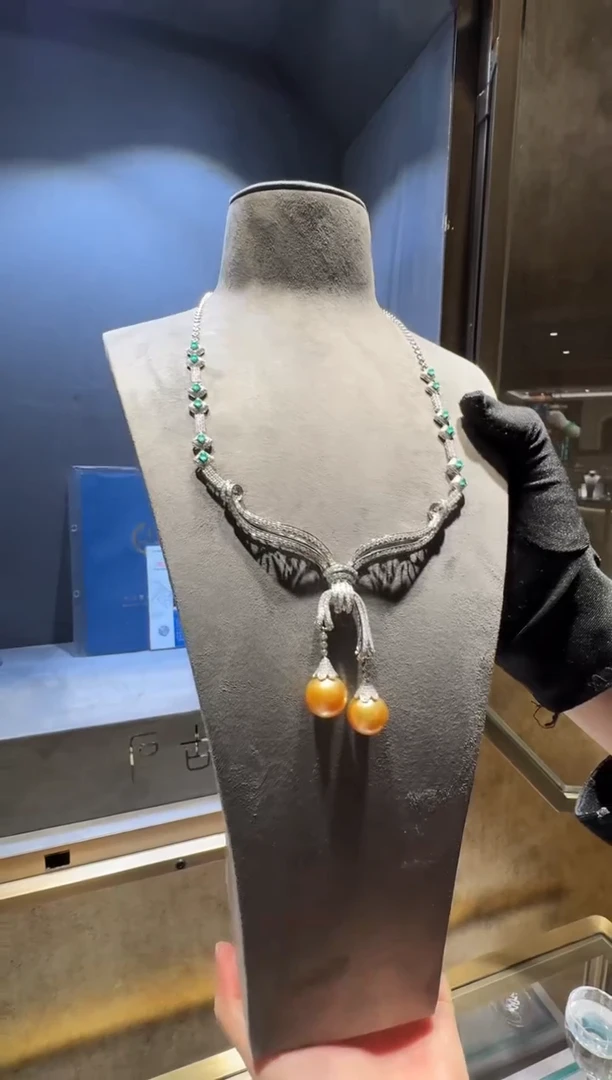 【闪购商品】海水珍珠项链18K金镶嵌2【】