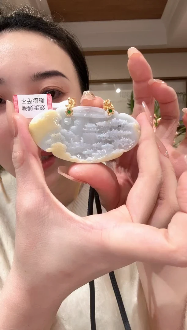 【闪购商品】翡翠颈饰未镶嵌国风