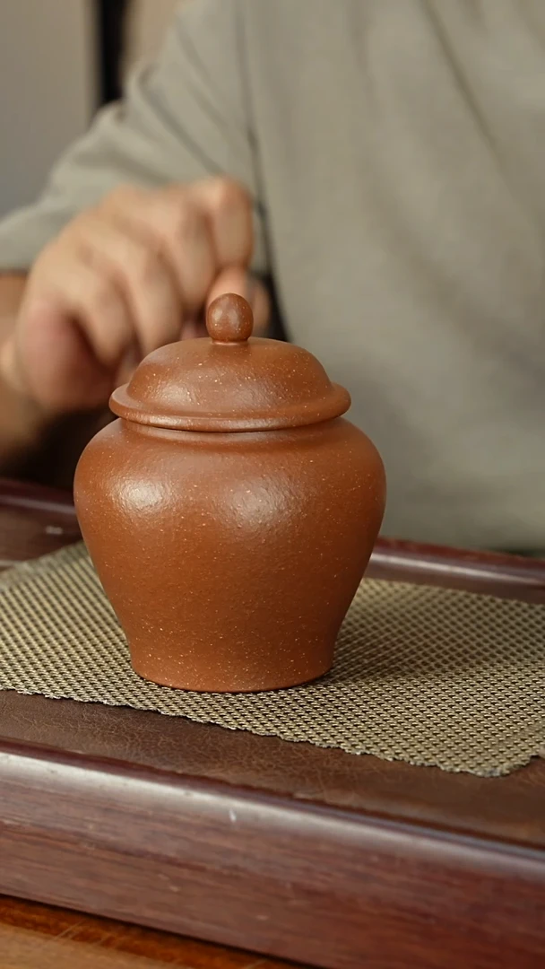 宜兴原矿紫砂茶叶罐