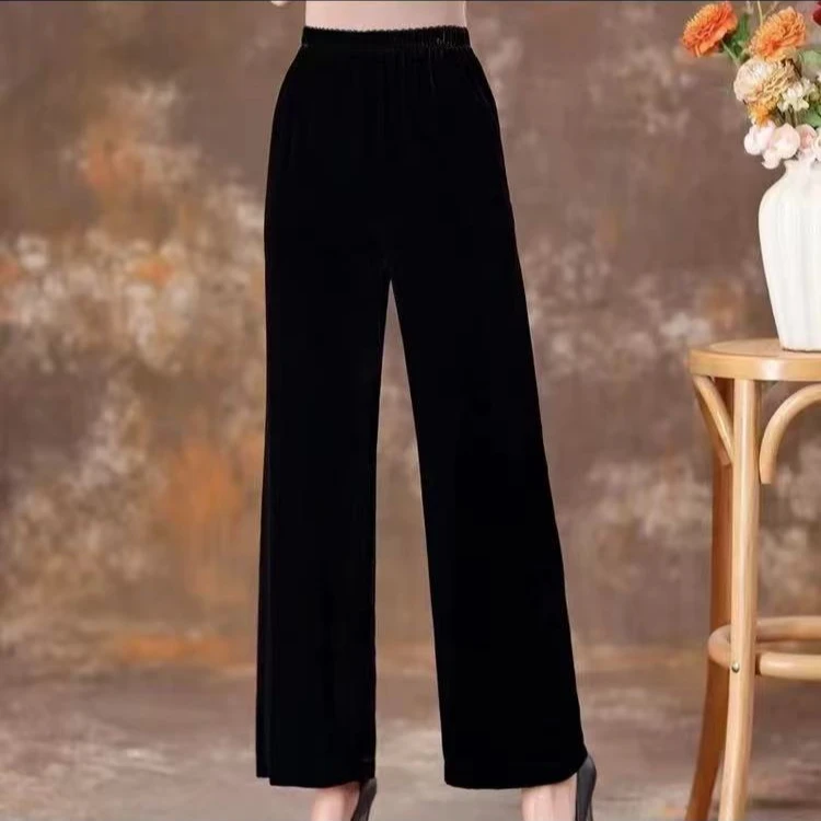 新款净色直筒休闲裤 903