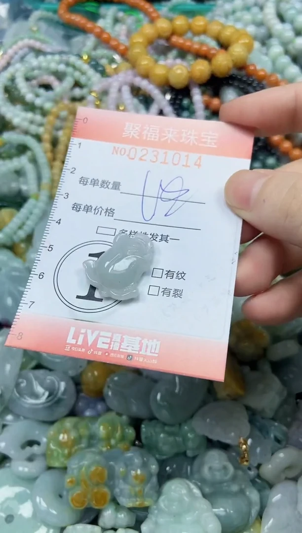 颈饰未镶嵌翡翠闪购0231014