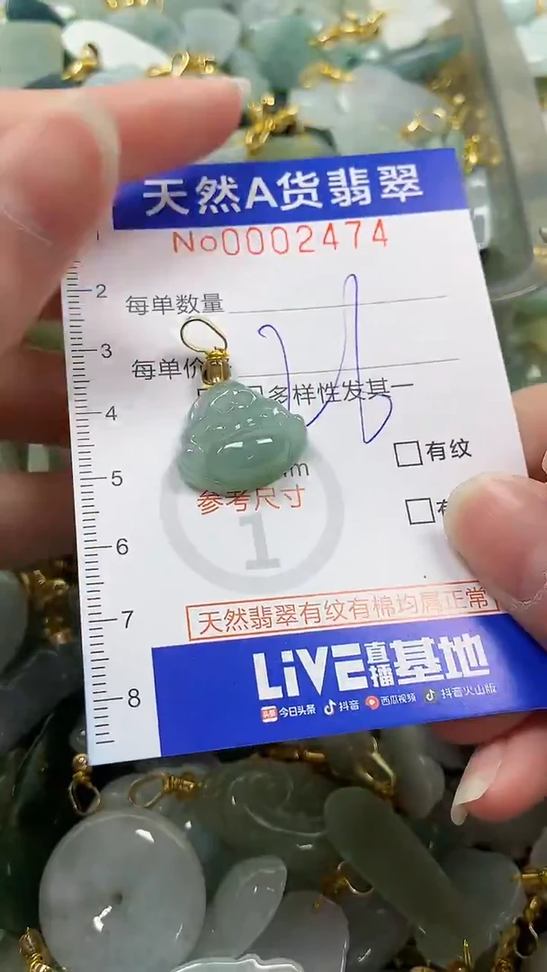 颈饰未镶嵌翡翠纯天然a货翡翠