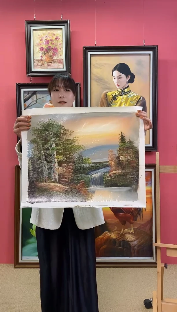 油画L*尺寸40*50画芯（不含框）