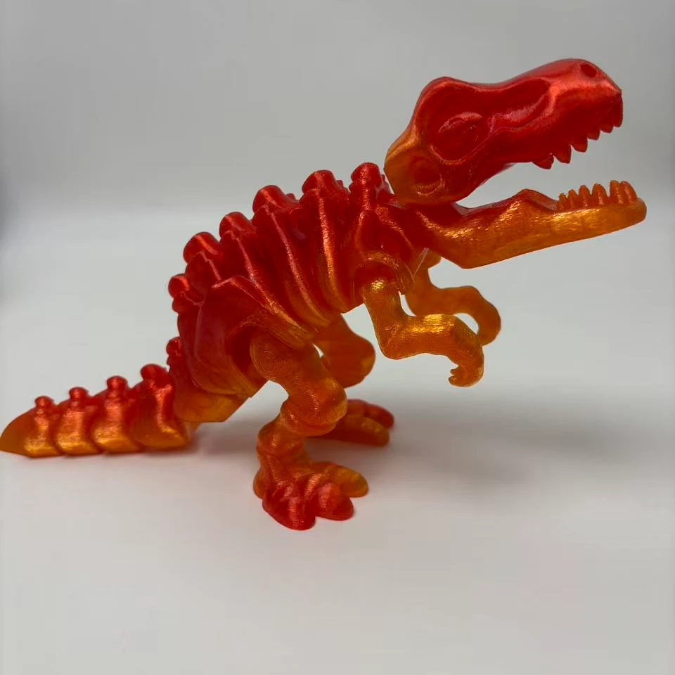 3d打印玩具霸王龙一个 颜色随机