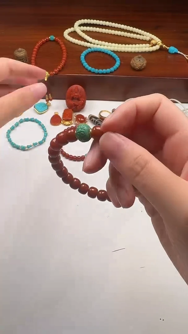 未镶嵌手串南红玛瑙时***~手串手串