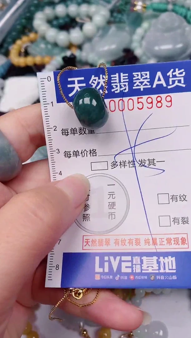 颈饰未镶嵌翡翠00005989