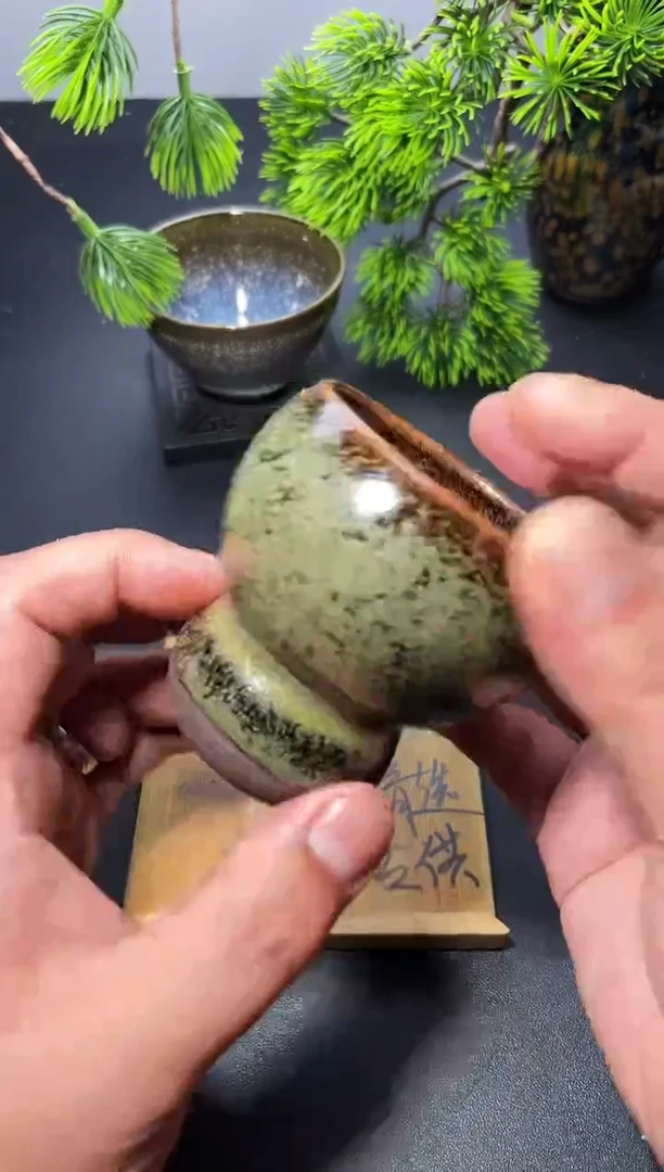 茶盏167  叶紫建盏