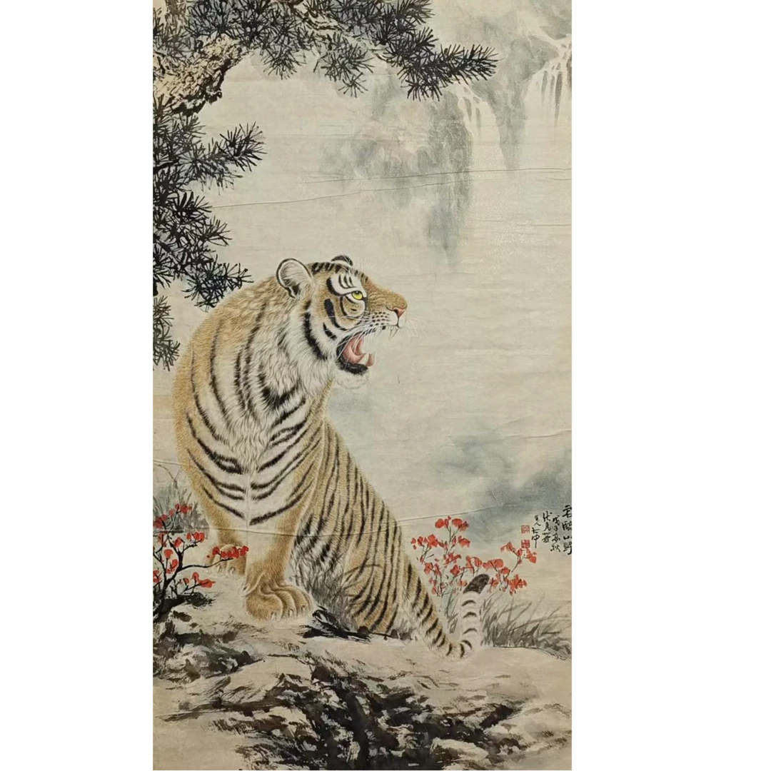 FDZ 老虎 尺寸92*170 纸本软片