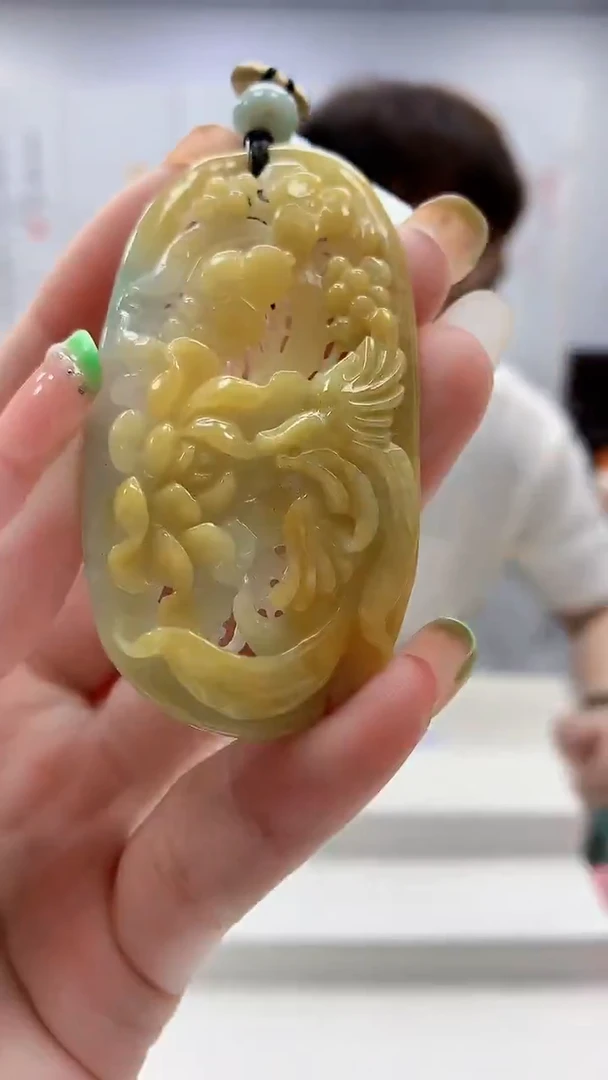 未镶嵌定制翡翠4868ry-毛货挂件189