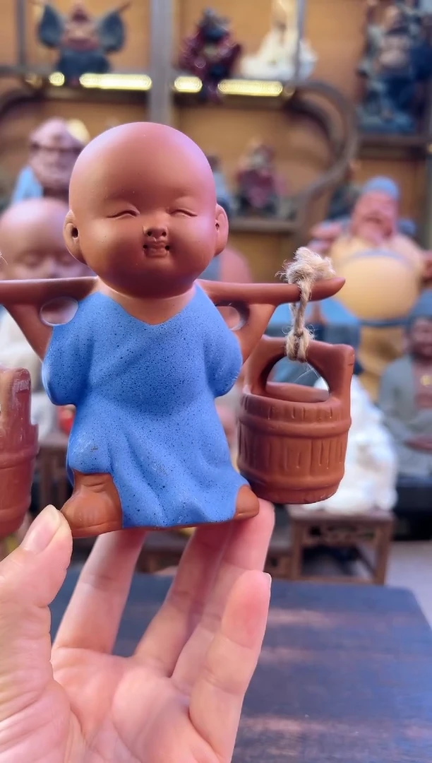 紫砂茶宠器闵茶宠摆件