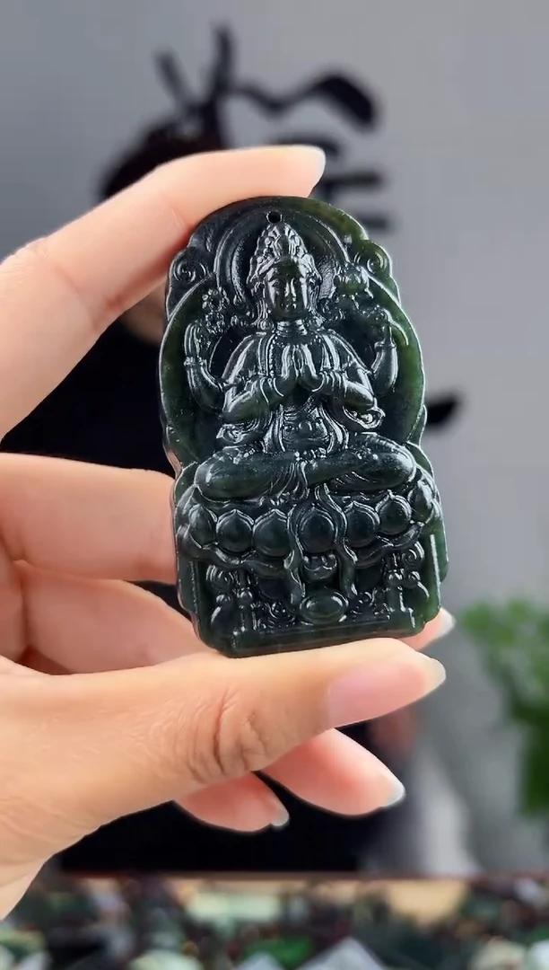 颈饰未镶嵌和田玉拍一发一，多样性发货