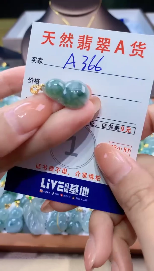 翡翠未镶嵌颈饰天然翡翠A货挂件