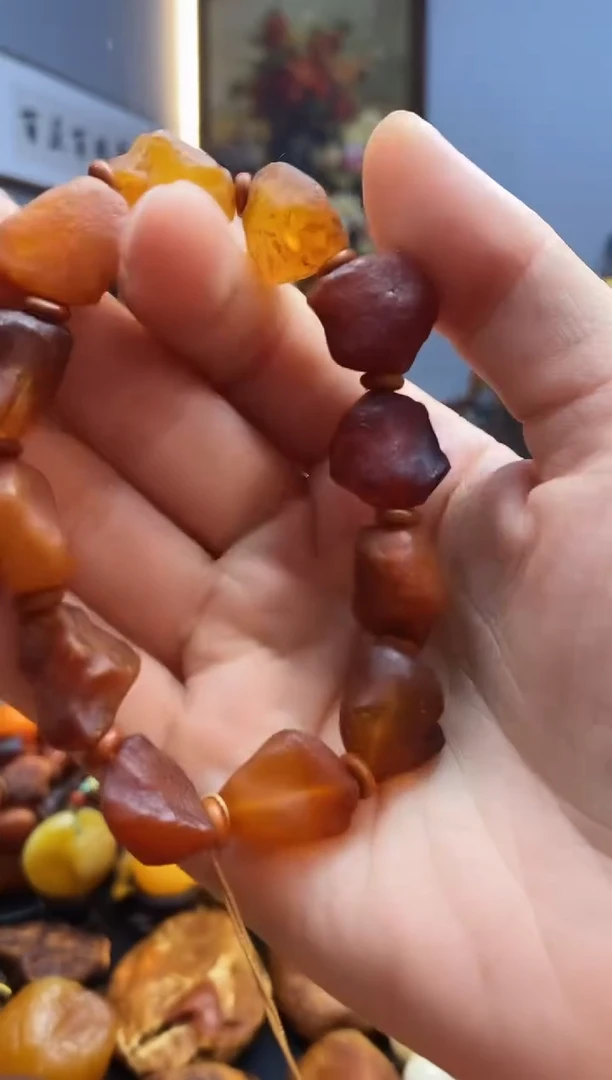 手串琥珀未镶嵌手串