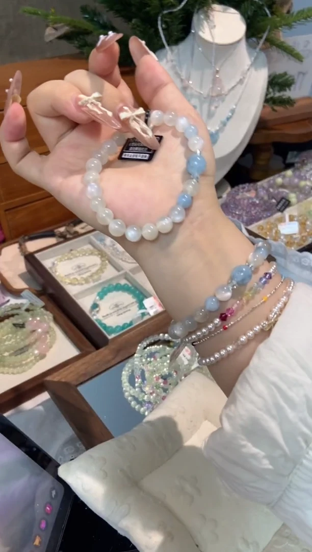 未镶嵌手串水晶孤品捡漏均匀瑕疵介意勿拍