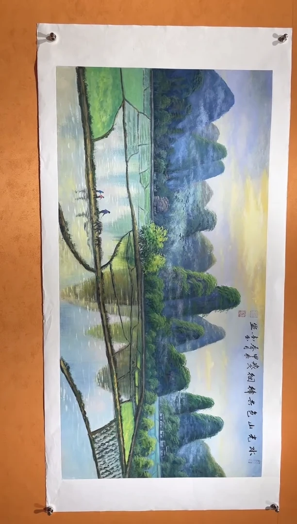 国画刘金玉老师亲笔手绘