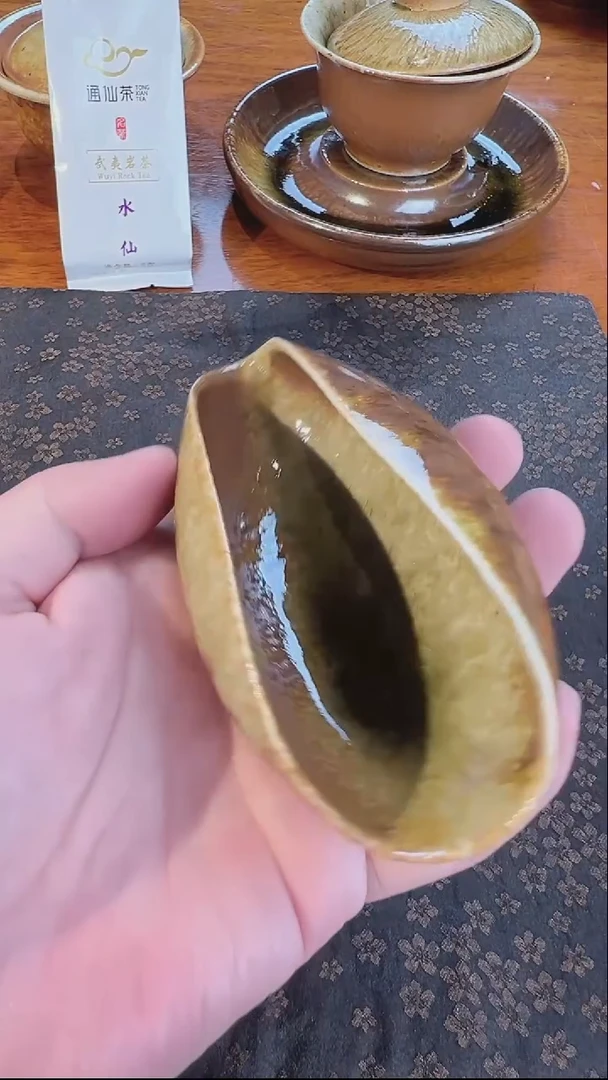三生瓷 柴烧裸烧 茶则
