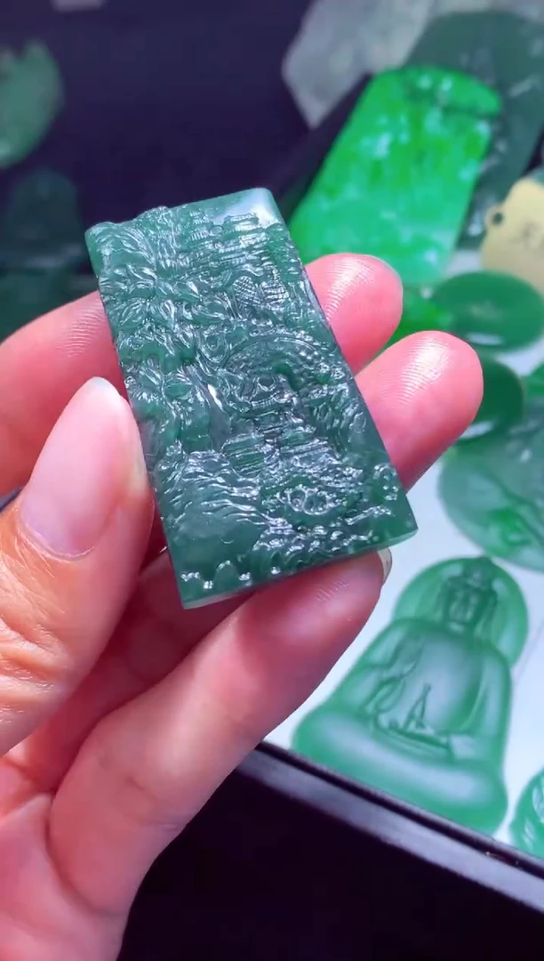 未镶嵌定制翡翠茂**疗天然缅甸翡翠A货吊坠多样性发货其一