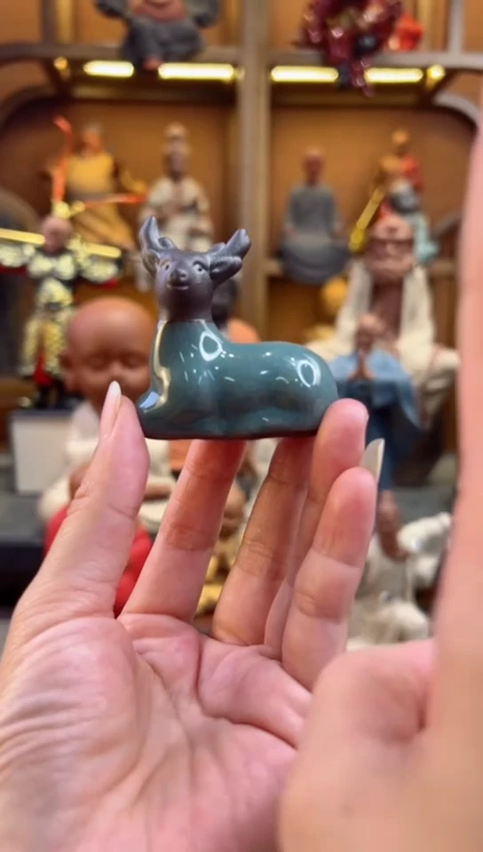 紫砂茶宠器闵茶宠摆件