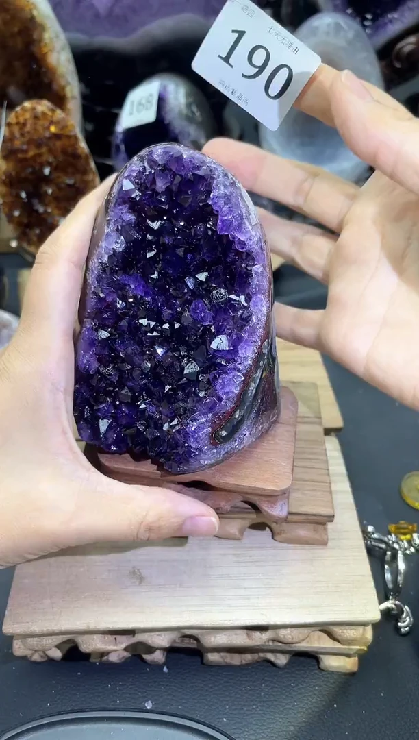 未镶嵌大型摆件（非配饰）紫晶190号摆件