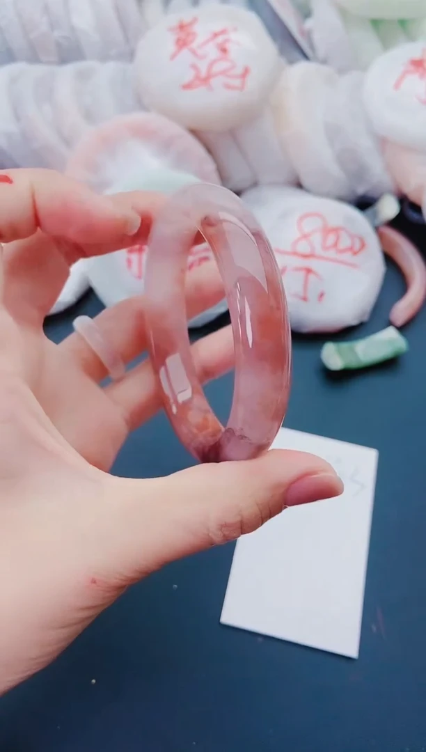 未镶嵌手镯石英质玉H83-59-60