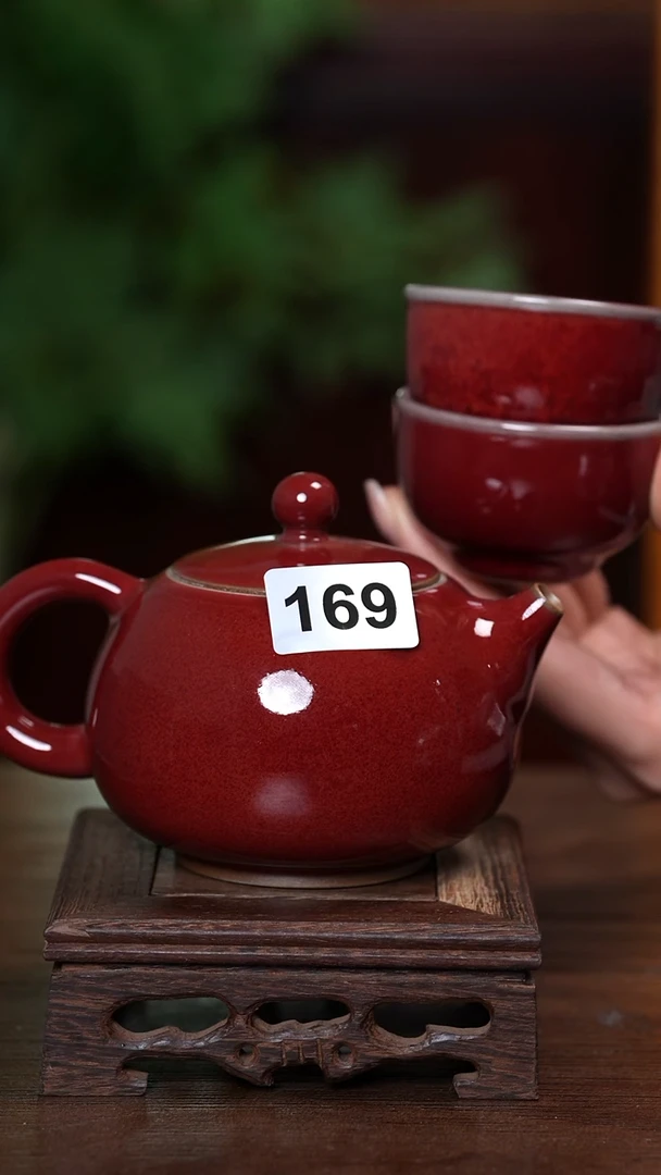 【闪购商品】宝丰清凉寺原产地钧瓷西施壶+两杯