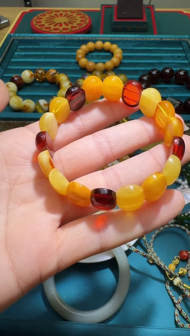 手链琥珀未镶嵌多样性发一件 620
