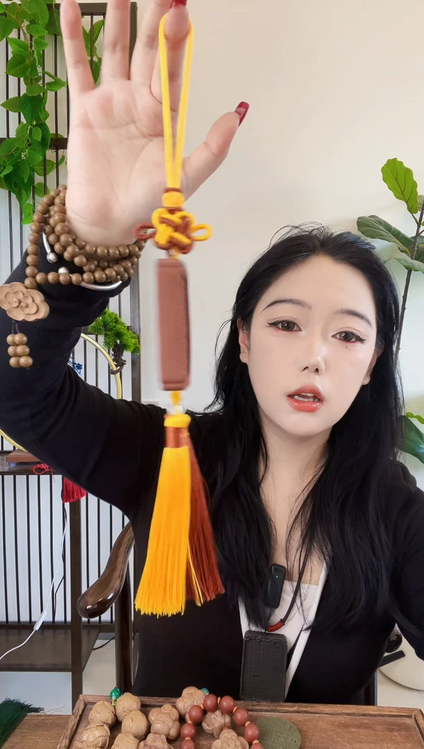 泥塑大四合心经牌子车挂 微瑕