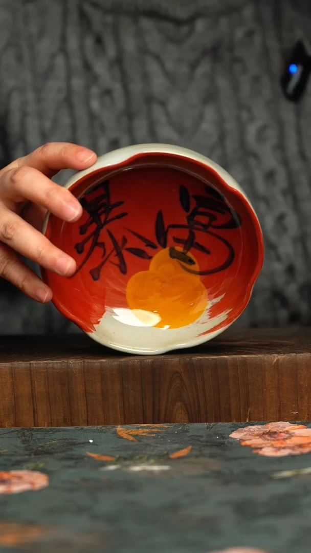 杯釉下彩手工手绘同款陶器