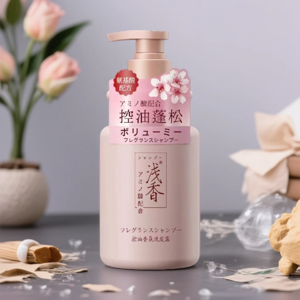 浅香洗发露520g清爽去屑控油蓬松柔顺香氛清洁持久留香