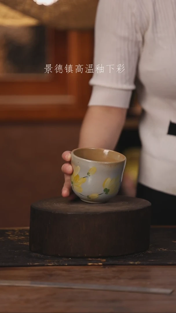 陶瓷景德镇高温釉下手绘陶瓷442