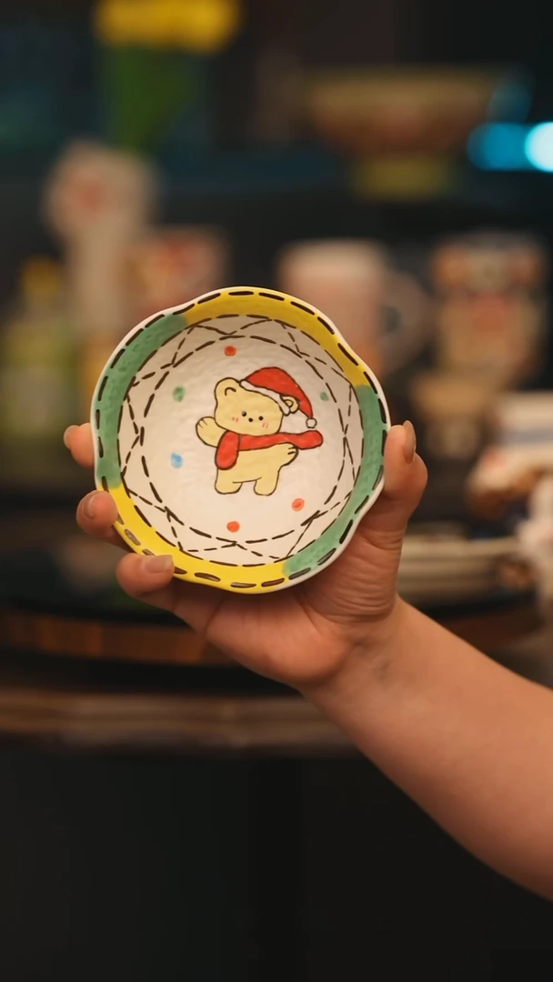 【闪购商品】摆件景德镇釉下彩绘设计师款式陶瓷