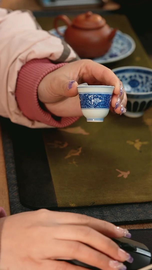 【闪购商品】源明清忆花卉小杯