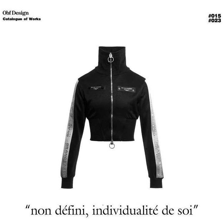 MWM 织带高龄短拉链卫衣