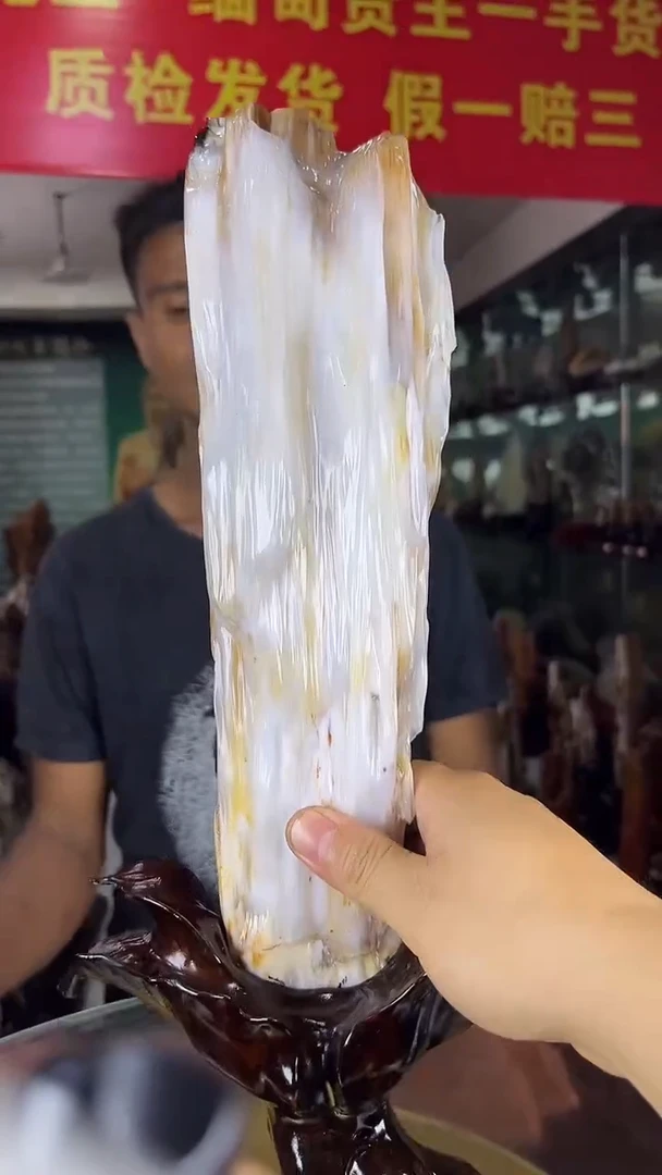 缅甸天然树化玉摆件