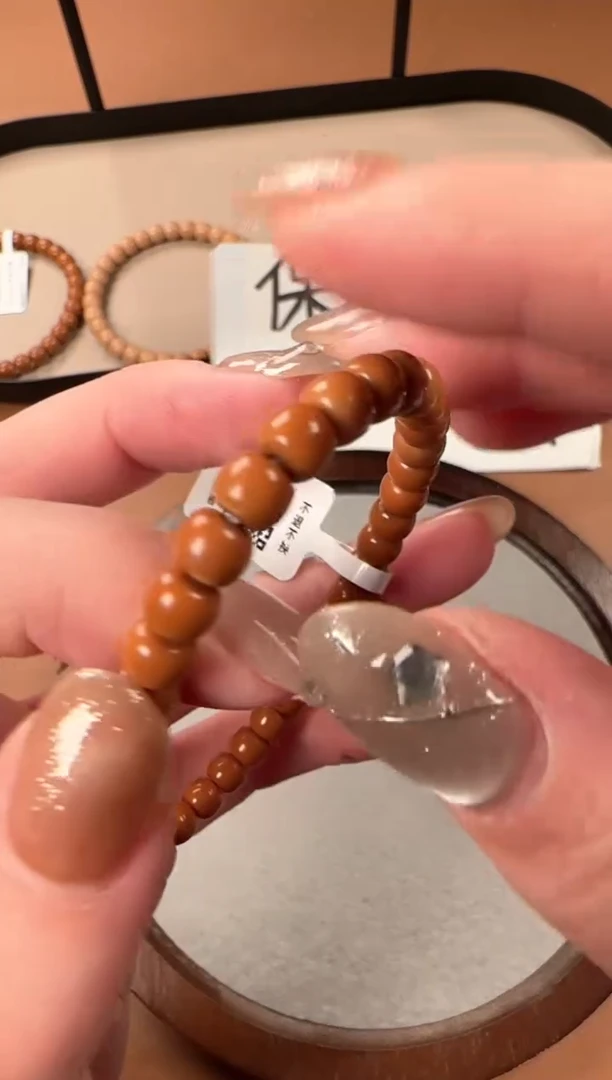 手串橄榄核5.9mm核尖单圈，老挝料，老型珠，高油高密