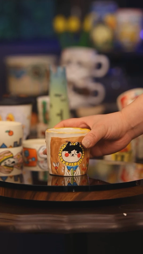 【闪购商品】景德镇釉下彩绘设计师款式陶瓷