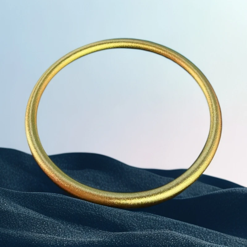 【安安粉丝专属】百搭大气复古素圈合金手镯DH55816