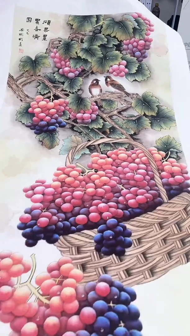 国画九霄甄选国画作品x014