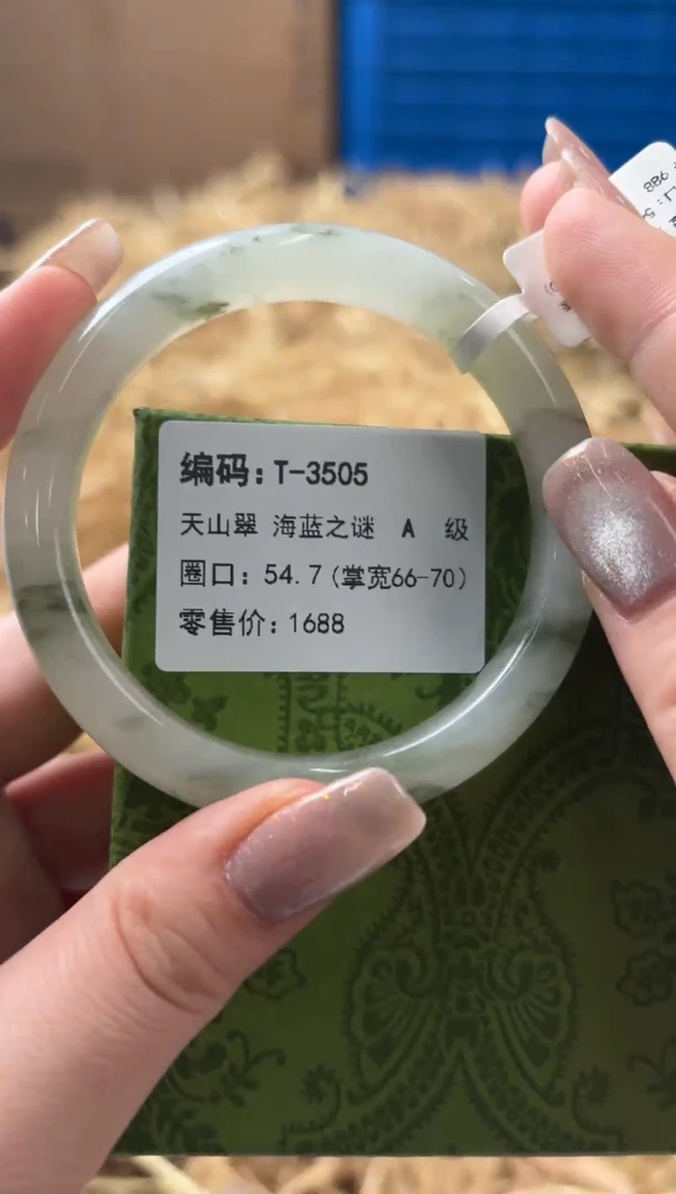 未镶嵌手镯石英质玉T-3505