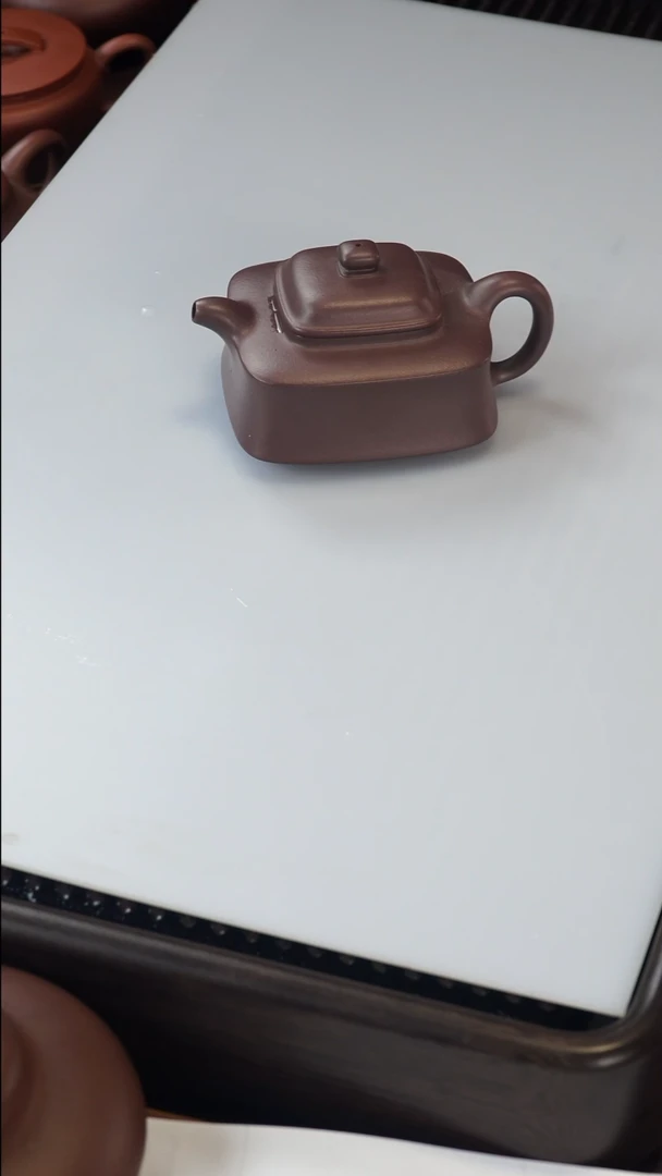 茶壶紫砂不**生半手微瑕方舟壶