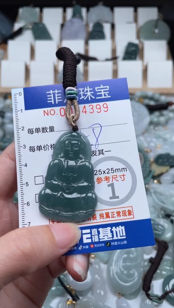 翡翠未镶嵌颈饰00..4399